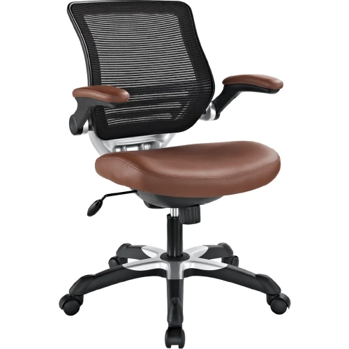 Edge Office Chair in Tan Leatherette