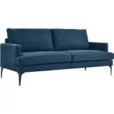 Evermore Sofa in Azure Blue Fabric