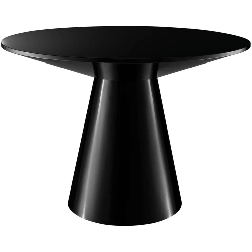 Provision 47" Round Dining Table in Black Finish