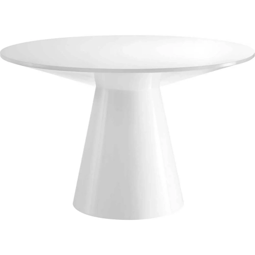 Provision 47" Round Dining Table in White Finish