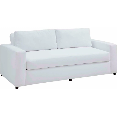 Avendale Sofa in Dove White Velvet