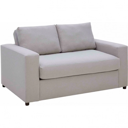 Avendale Loveseat in Flint Gray Linen Blend Fabric