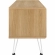 Nomad 47" TV Stand in Oak Finish & White Metal Mesh