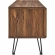 Nomad 47" TV Stand in Walnut Finish & Black Metal Mesh