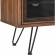 Nomad 47" TV Stand in Walnut Finish & Black Metal Mesh