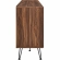 Nomad Sideboard in Walnut Finish & Black Metal Mesh