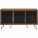 Nomad Sideboard in Walnut Finish & Black Metal Mesh