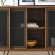 Nomad Sideboard in Walnut Finish & Black Metal Mesh