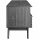 Render 60" TV Stand in Charcoal Gray Finish