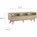Render 60" TV Stand in Charcoal Oak Finish