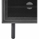 Kurtis 47" TV Stand in Charcoal Gray Finish & Black Metal Mesh