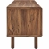 Kurtis 47" TV Stand in Walnut Finish & Black Metal Mesh