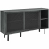 Kurtis 59" Sideboard in Charcoal Gray Finish & Black Metal Mesh