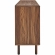 Kurtis 59" Sideboard in Walnut Finish & Black Metal Mesh