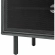 Kurtis 67" TV & Record Stand in Charcoal Gray Finish & Black Metal Mesh