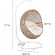 Encase Outdoor Swing Chair in Cappuccino PE Rattan & White Fabric