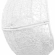Encase Outdoor Swing Chair in White PE Rattan & White Fabric