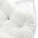 Encase Outdoor Swing Chair in White PE Rattan & White Fabric