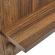Glint Round Mirror in Walnut Finish