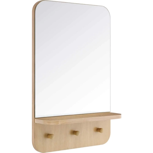 Lumina Mirror in Oak Finish