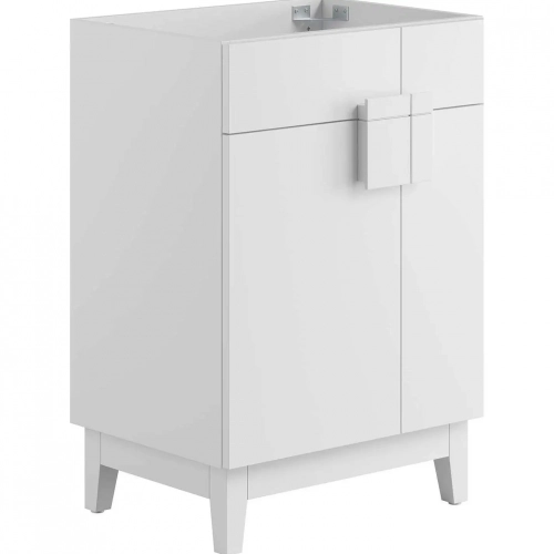 Miles 24" Bathroom Vanity Cabinet in White Finish (Sink Not Included)