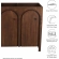Appia 48" Bathroom Vanity Cabinet (Sink Not Included) in Walnut Finish Wood