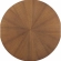 Crossroads Round Coffee Table in Walnut Finish Wood Veneer