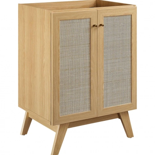 Soma 24" Bathroom Vanity Cabinet (Sink Not Included) in Oak Finish