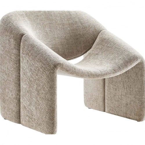 Vivi Accent Chair in Khaki Chenille