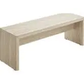 Mirella 53.5" Bench in Faux Travertine