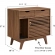 Render Cat Cabinet in Walnut Finish Wood