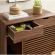 Render Cat Cabinet in Walnut Finish Wood