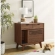 Render Cat Cabinet in Walnut Finish Wood