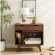 Render Cat Cabinet in Walnut Finish Wood