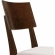 Pax Dining Chair in Walnut Finish Wood & Ivory Fabric (Set of 2)