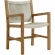 Vienna 3 Piece Outdoor Accent Arm Chairs & Folding Side Table in Natural Rope & Teak