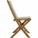 Vienna 2 Piece Outdoor Folding Lounge Chair & Ottoman Set in Natural Rope & Teak
