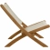 Vienna 3 Piece Outdoor Folding Lounge Chairs & Side Table in Natural Rope & Teak