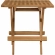 Vienna 3 Piece Outdoor Folding Lounge Chairs & Side Table in Natural Rope & Teak