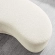 Nimbus 48" Curved Ottoman Bench in Cream Chenille Fabric