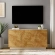 Abel 59" TV Stand Sideboard Buffet in White & Burl Wood
