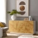 Abel 59" TV Stand Sideboard Buffet in White & Burl Wood