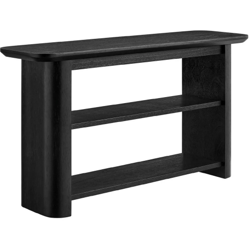 Calix 57" Console Table in Black Finish Wood