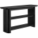Calix 57" Console Table in Black Finish Wood