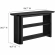 Calix 57" Console Table in Black Finish Wood
