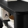Calix 57" Console Table in Black Finish Wood