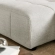 Liana Modular Sectional Sofa with Left Facing Chaise in Linen White Fabric