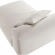 Solace Modular Armless Chaise Lounge in Salt Gray Fabric