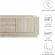Hollis 59" TV Stand in Brown Travertine Laminate