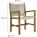 Vienna 3 Piece Outdoor Accent Arm Chairs & Folding Side Table in Natural Rope & Teak
